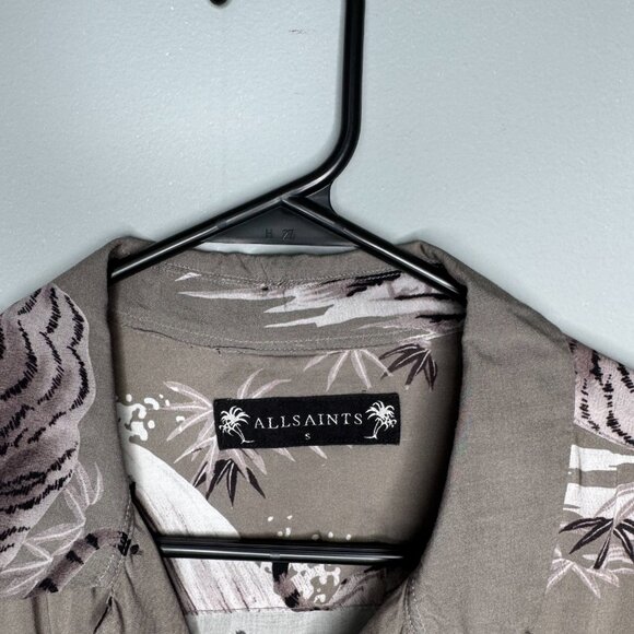 All Saints Standard Fit Long Sleeve Button Down Shirt - Picture 3 of 6